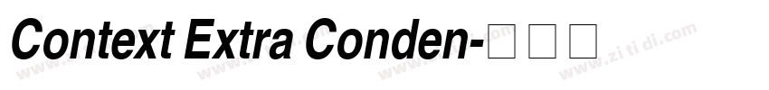 Context Extra Conden字体转换